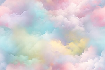 Soft pastel abstract cloudy texture with dreamy and ethereal color blend