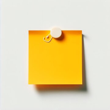A yellow paper post-it you need when an idea comes up, stimulate your imagination.
