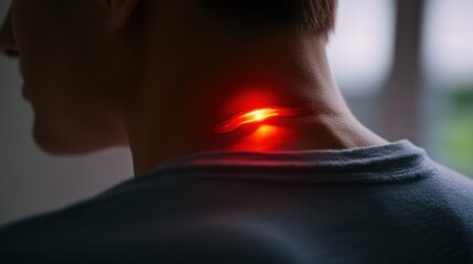 Nerve therapy session in a relaxing wellness room with a therapist. Featuring relaxation and healing