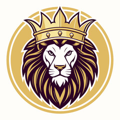 lion-head-with-crown.eps