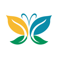 abstract flower logo