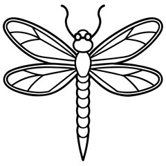Fine Line Dragonfly Design