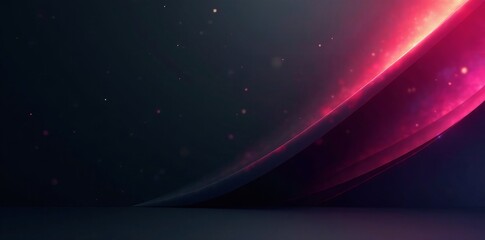 Obraz premium Sleek and stylish black gradient backdrop with a glossy finish, gradient, abstract