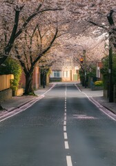 Beautiful cherry blossom background