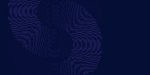 Modern Blue Tech Finance Fintech Background Abstract Hexagon Pattern. Abstract Business Tech Background