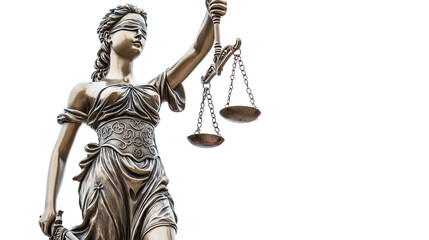 Justice Statue with Scales of Equity