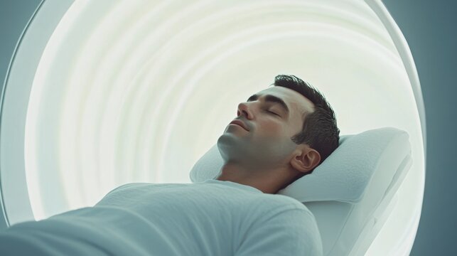 Nerve therapy session in a tranquil wellness space with a professional therapist. Featuring relaxation and healing