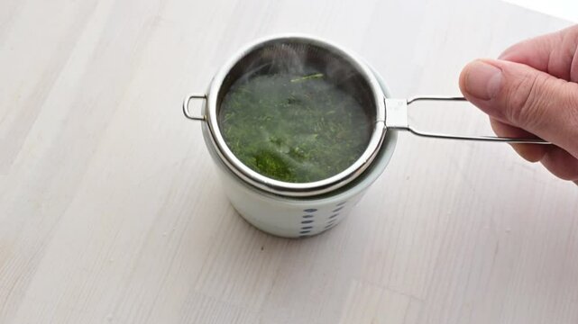 How to brew Japanese tea for tasting / 日本茶の試飲の淹れ方　テイスティング