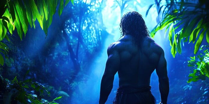 Tarzan primitive man of the jungle raised by apes