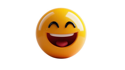 Fototapeta premium Joyful Smiling Emoji with Bright Colors