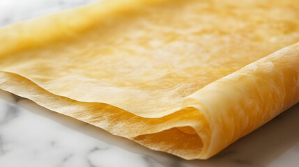 paper with faint visible fibers and an aged yellow hue 