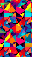 Obraz premium abstract pattern geometric shapes design poster background