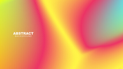 Colorful Abstract Gradient Background with Smooth Wavy Flow, Vibrant Gradient Colors, vector illustration
