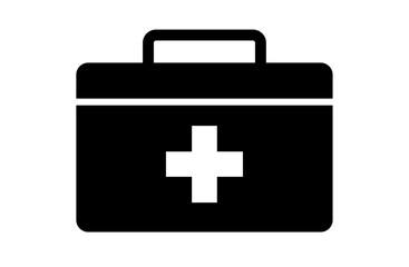 モノクロの薬箱アイコン