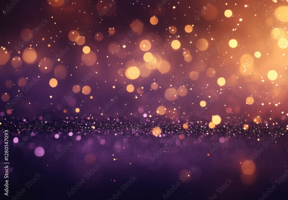 Poster elegant background with soft bokeh lights in various warm tones creating a dreamy atmosphere for use