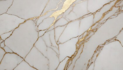 Fototapeta premium The striking marble surface showcases beautiful white stone intertwined with shimmering gold veins, perfect for upscale decor and artistic projects.aesthetic, chic, colours, 786