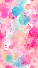 watercolor bubbles pattern abstract graphic poster background