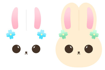 Rabbit Cartoon Rabbit And Bunny For Easter Day