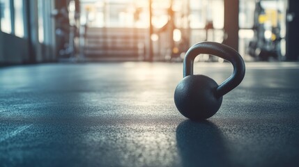 HIIT workout with jump lunges and kettlebell swings in a bright gym. Featuring explosive strength, power, and agility