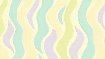 Abstract wavy pattern in soft pastel colors, creating a calming and serene visual effect.