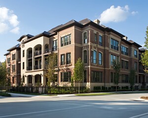 Cornertown Luxury Apartments Under Sunny Sky