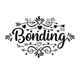 Beautiful  typography 'love' vector on white background, black and white Design