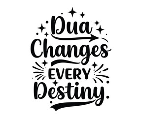 Beautiful  typography vector on white background, black and white Design