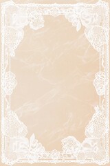 Decorative lace border background poster template