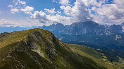 Sexten dolomites in a summer day