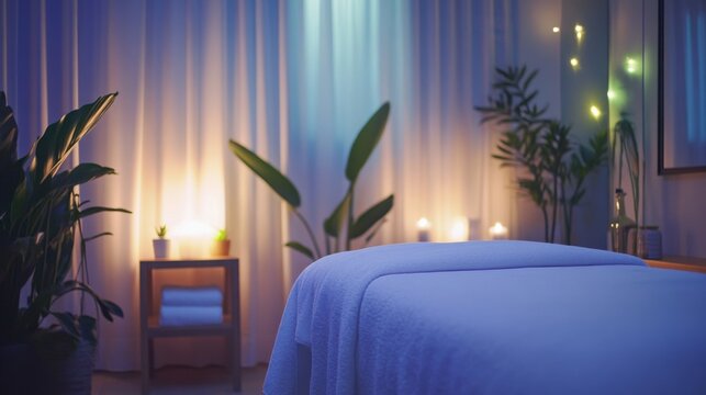 Nerve therapy treatment in a peaceful therapy room with a therapist. Featuring relaxation and healing