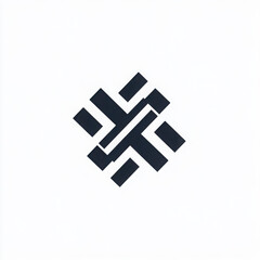 Obraz premium Futuristic Grid Symbol