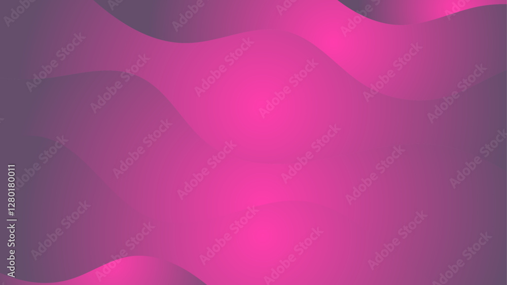 Poster Purple abstract Colorful gradient design. Fluid shape papercut style colorful design. Background with wavy surface with Tech glow from curved lines Design. Gradient Fluid Wave Banner Template