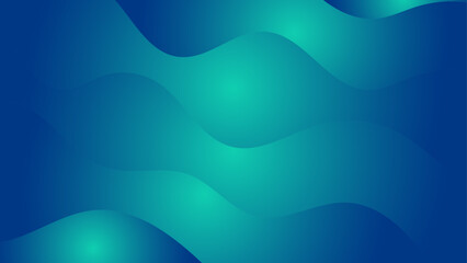 Blue abstract Colorful gradient design. Fluid shape papercut style colorful design. Background with wavy surface with Tech glow from curved lines Design. Gradient Fluid Wave Banner Template