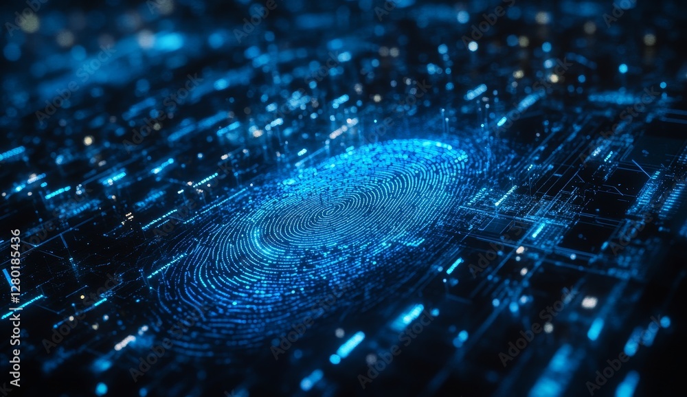 Poster digital fingerprint on circuit board technology