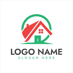 Home decor logo design concept 