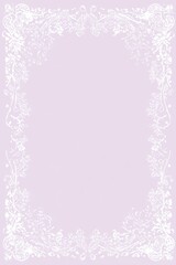 Decorative lace border background poster template