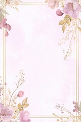 Obraz premium Decorative lace border background poster template