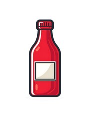 Red Sauce Ketchup Bottle Packaging: Tasty Tomato Condiment for Cooking and Dining