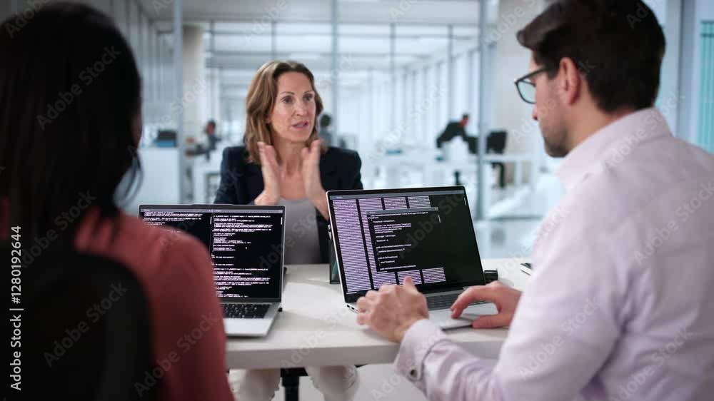 Poster Programmer Code Training In Meeting Room