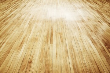 Wood floor perspective, gym, sunlit, background