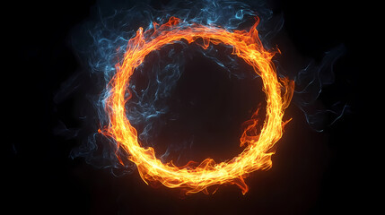 Flaming Ring: A Striking Visual Impact