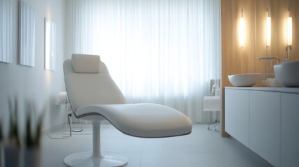 Nerve therapy treatment in progress with a professional therapist in a modern, clean clinic. Featuring comfort and relaxation