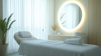 Nerve therapy treatment session in a serene therapy room with a skilled therapist. Featuring relaxation and comfort