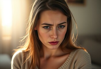 Fototapeta premium Female portrait in soft natural light