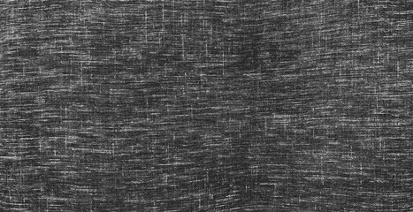 Black fabric texture background. Canvas pattern. 