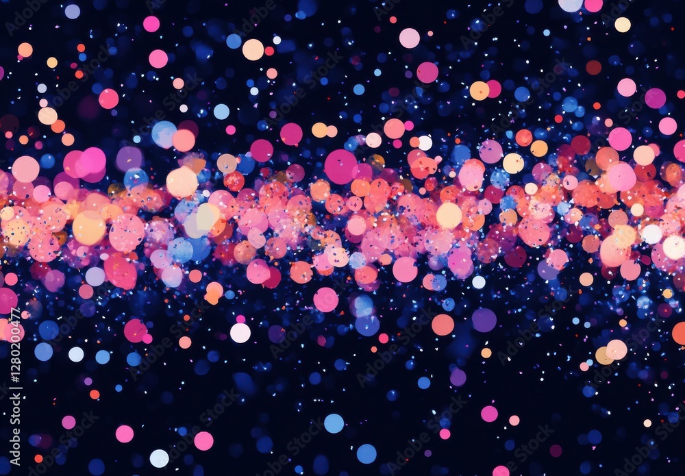 Poster vibrant colorful bokeh background with soft focus for abstract concepts and creative designs in shad