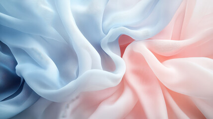 Obraz premium abstract chiffon drapery, fluid and organic movement, elegant folds