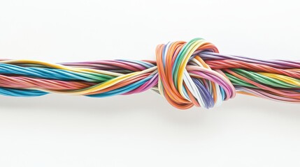 A Colorful Intertwined Knot of Wires: Representing Connection and Complexity