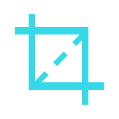 Professional tools sky blue coloured icon pack