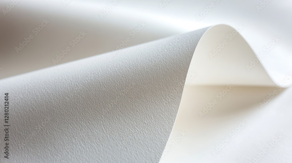 Poster pristine white paper texture with crisp and smooth surface